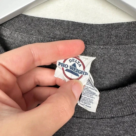 Mount Rushmore Sz L Gray Graphic Print Short Sleeve Crewneck Tee Shirt - Picture 5 of 8